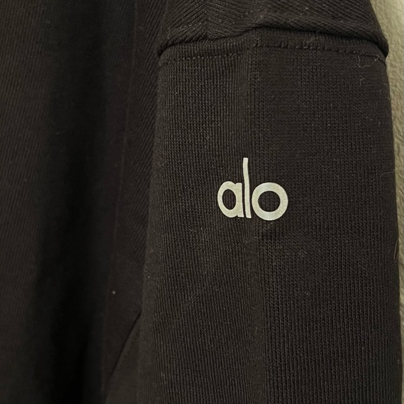 Alo Yoga Cityscape Sweatshirt Dress Black Size Large NWT - Picture 7 of 10